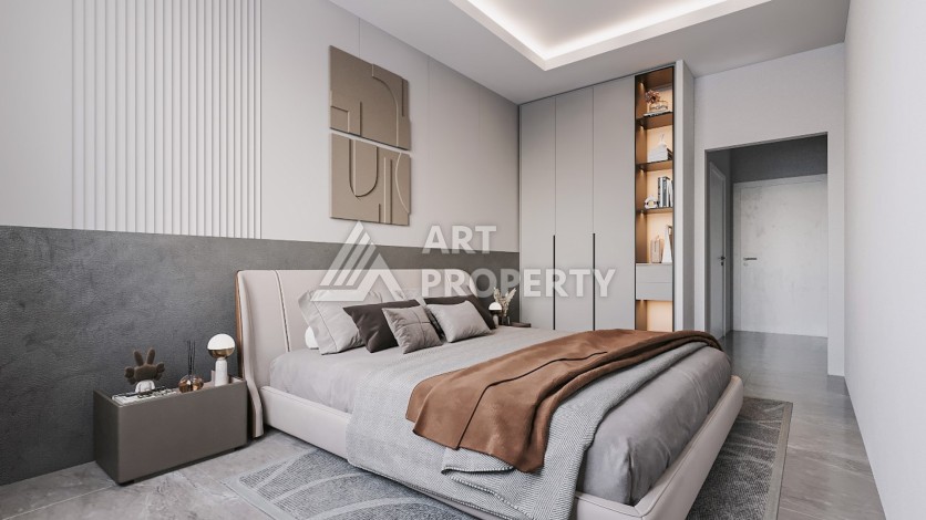 Квартиры в рассрочку на 36 месяцев от 56 до 177 кв.м в центре Махмутлара - Ракурс 44