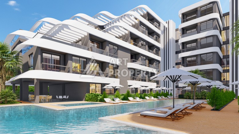Квартиры от 50 до 165 кв.м в инновационном проекте. Алтынташ, Анталия. - Ракурс 3