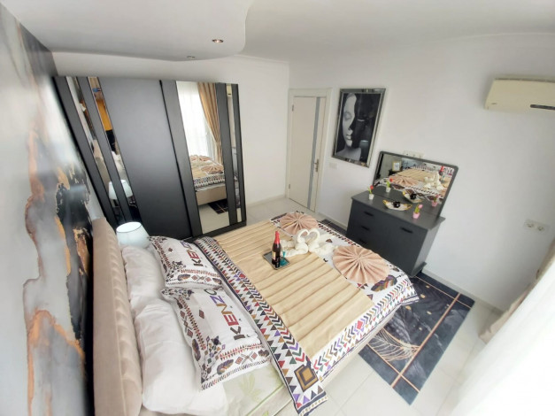 Двухкомнатная меблированная квартира на одной из центральных улиц Махмутлара, Алания, 70 м - Ракурс 11