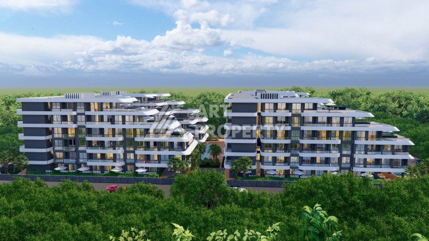 Квартиры от 50 до 165 кв.м в инновационном проекте. Алтынташ, Анталия. - Ракурс 7