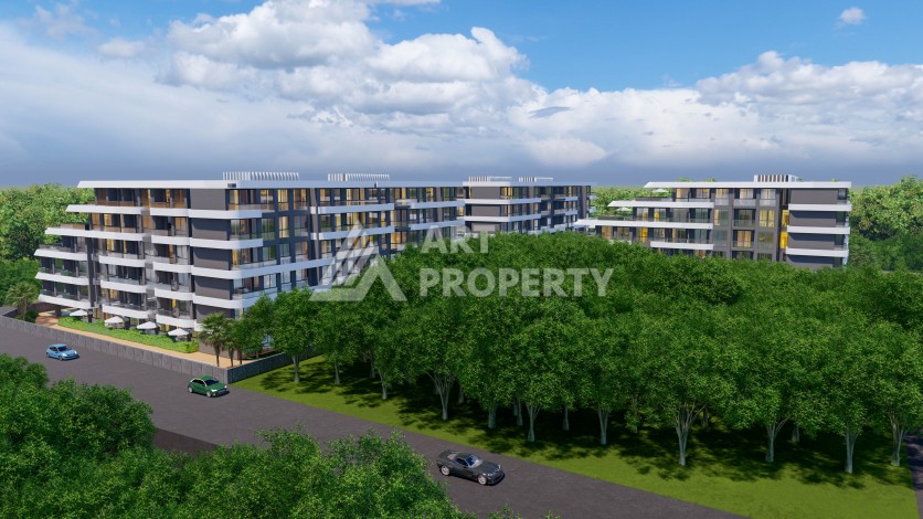 Квартиры от 50 до 165 кв.м в инновационном проекте. Алтынташ, Анталия. - Ракурс 10