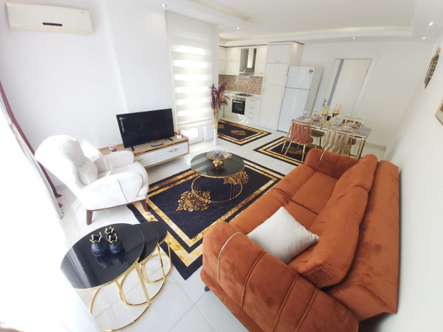 Двухкомнатная меблированная квартира на одной из центральных улиц Махмутлара, Алания, 70 м - Ракурс 12