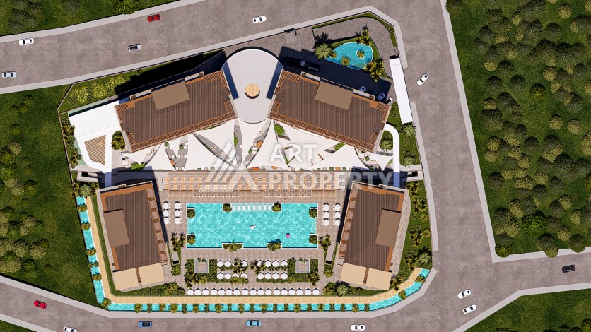 Квартиры 1+1 и 2+1 с рассрочкой 12 месяцев в Окурджалларе - Ракурс 16