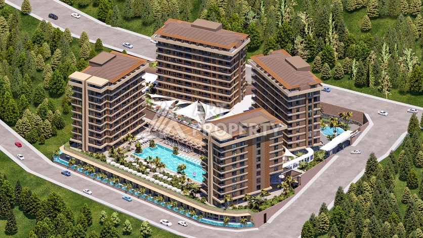 Квартиры 1+1 и 2+1 с рассрочкой 12 месяцев в Окурджалларе - Ракурс 23