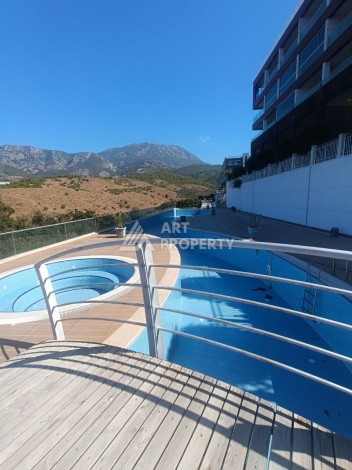 Видовая квартира 3+1 в элитной резиденции 145 кв.м. Каргыджак, Алания - Ракурс 7