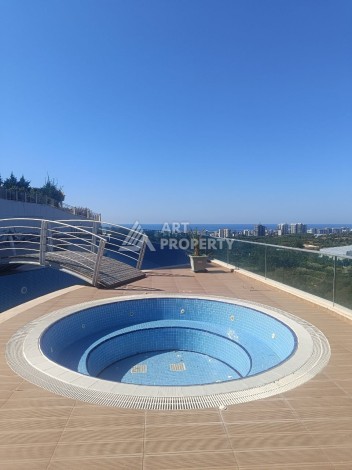 Видовая квартира 3+1 в элитной резиденции 145 кв.м. Каргыджак, Алания - Ракурс 8