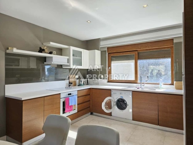 Видовая квартира 3+1 в элитной резиденции 145 кв.м. Каргыджак, Алания - Ракурс 15