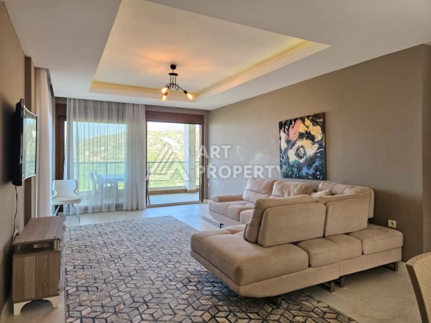 Видовая квартира 3+1 в элитной резиденции 145 кв.м. Каргыджак, Алания - Ракурс 19