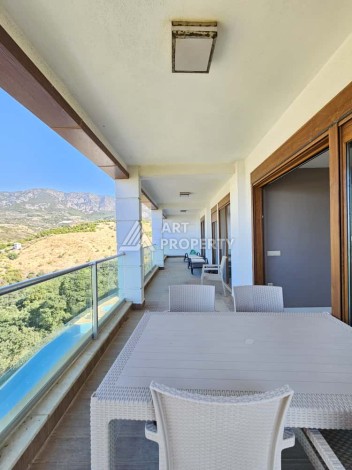 Видовая квартира 3+1 в элитной резиденции 145 кв.м. Каргыджак, Алания - Ракурс 28