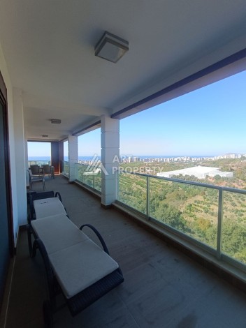 Видовая квартира 3+1 в элитной резиденции 145 кв.м. Каргыджак, Алания - Ракурс 30