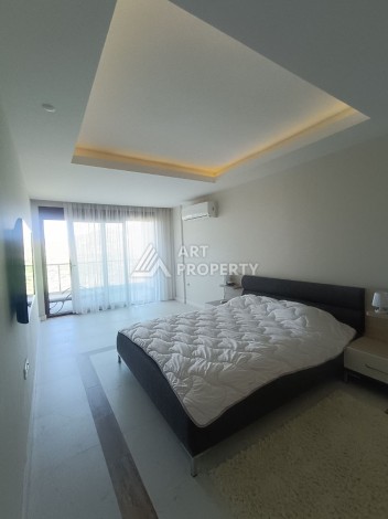 Видовая квартира 3+1 в элитной резиденции 145 кв.м. Каргыджак, Алания - Ракурс 34