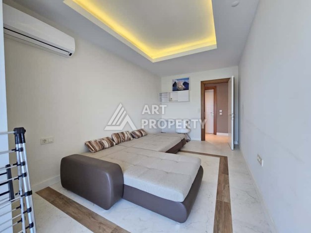 Видовая квартира 3+1 в элитной резиденции 145 кв.м. Каргыджак, Алания - Ракурс 41