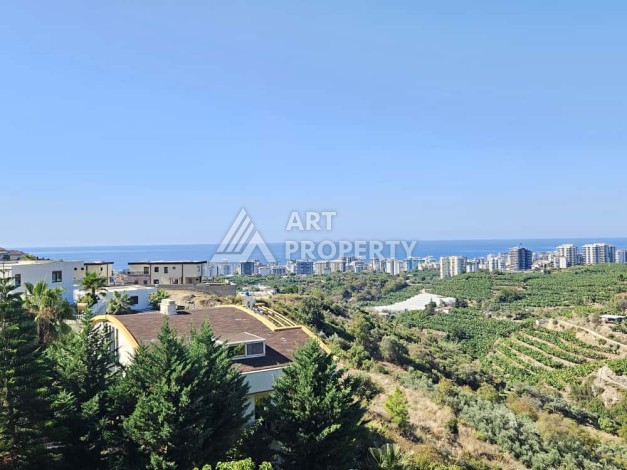 Видовая квартира 3+1 в элитной резиденции 145 кв.м. Каргыджак, Алания - Ракурс 45