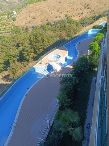 Видовая квартира 3+1 в элитной резиденции 145 кв.м. Каргыджак, Алания - Ракурс 46