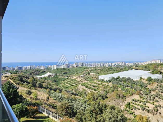 Видовая квартира 3+1 в элитной резиденции 145 кв.м. Каргыджак, Алания - Ракурс 49