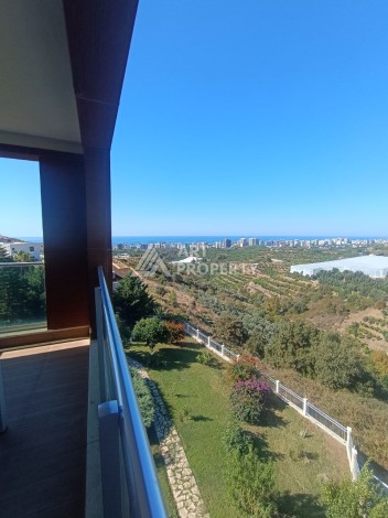 Видовая квартира 3+1 в элитной резиденции 145 кв.м. Каргыджак, Алания - Ракурс 50