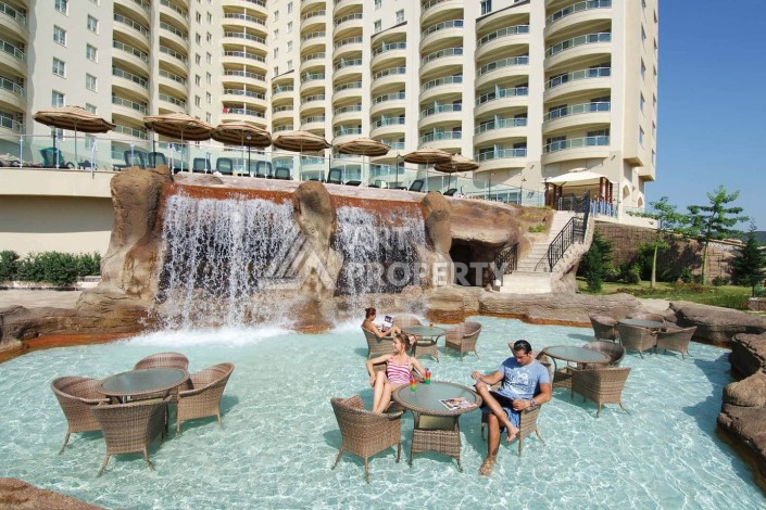 Видовая квартира 3+1 в элитной резиденции 145 кв.м. Каргыджак, Алания - Ракурс 68