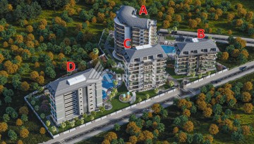 Две новые квартиры 2+1 и 5+1 в Авсалларе. Современное жилье у моря. - Ракурс 1