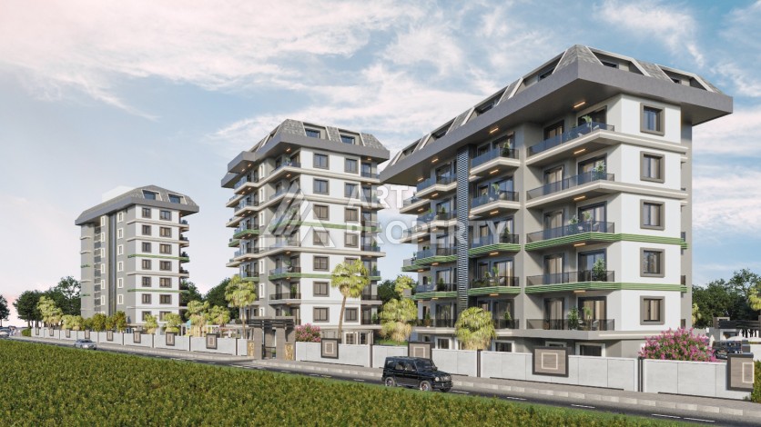 Две новые квартиры 2+1 и 5+1 в Авсалларе. Современное жилье у моря. - Ракурс 3