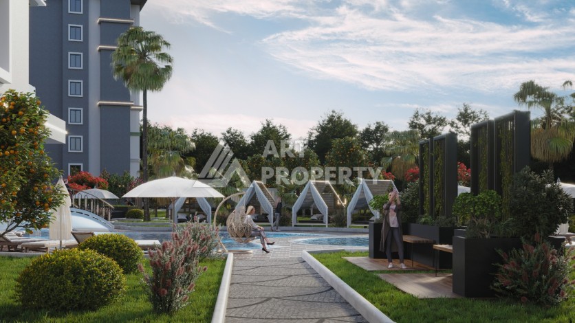 Две новые квартиры 2+1 и 5+1 в Авсалларе. Современное жилье у моря. - Ракурс 9