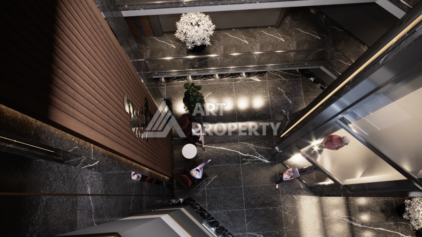 Две новые квартиры 2+1 и 5+1 в Авсалларе. Современное жилье у моря. - Ракурс 11