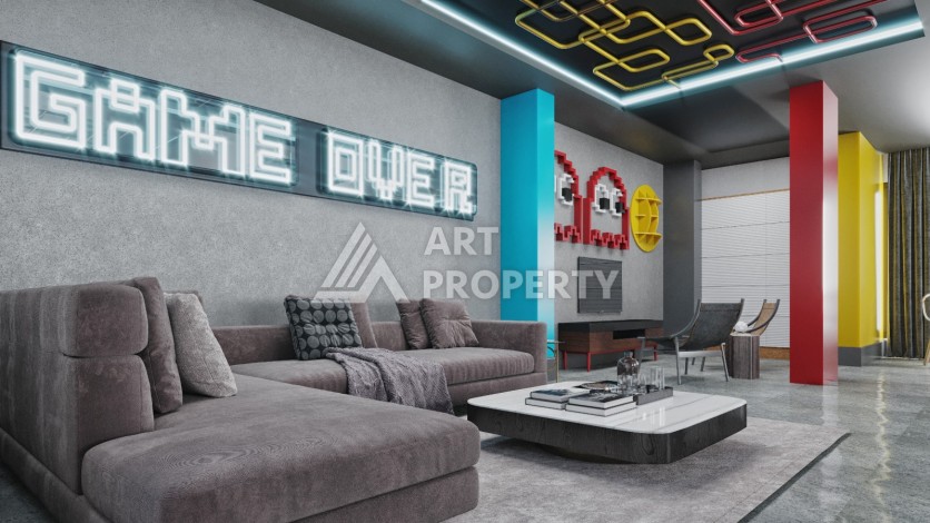 Две новые квартиры 2+1 и 5+1 в Авсалларе. Современное жилье у моря. - Ракурс 16