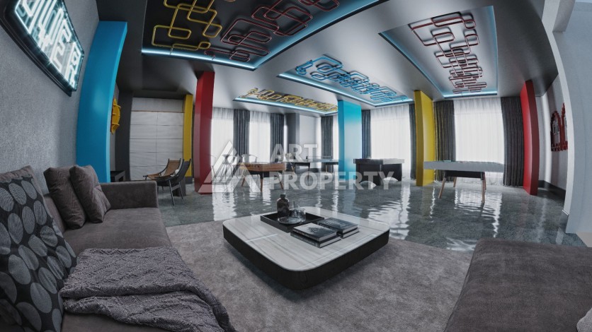 Две новые квартиры 2+1 и 5+1 в Авсалларе. Современное жилье у моря. - Ракурс 17