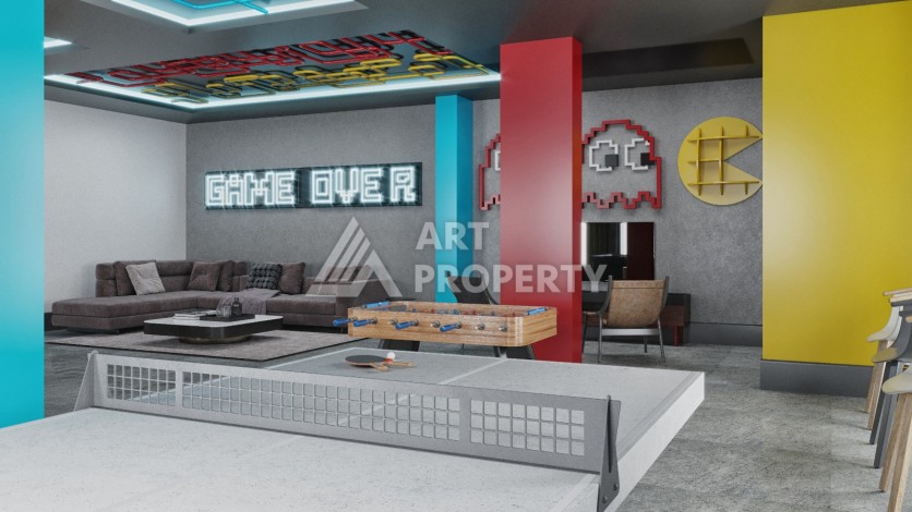 Две новые квартиры 2+1 и 5+1 в Авсалларе. Современное жилье у моря. - Ракурс 18