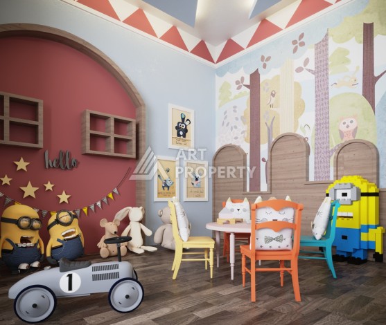 Две новые квартиры 2+1 и 5+1 в Авсалларе. Современное жилье у моря. - Ракурс 25