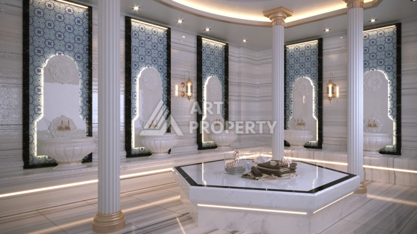 Две новые квартиры 2+1 и 5+1 в Авсалларе. Современное жилье у моря. - Ракурс 28