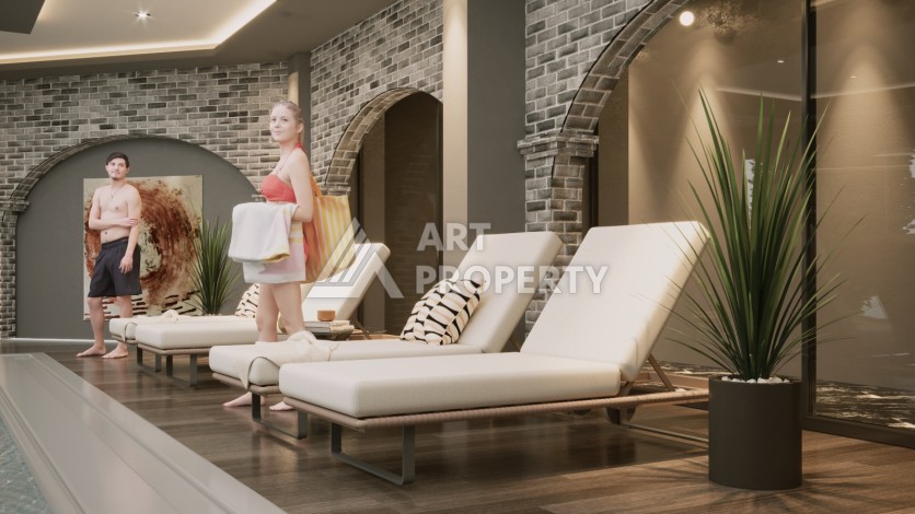 Две новые квартиры 2+1 и 5+1 в Авсалларе. Современное жилье у моря. - Ракурс 31