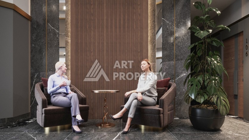 Две новые квартиры 2+1 и 5+1 в Авсалларе. Современное жилье у моря. - Ракурс 35