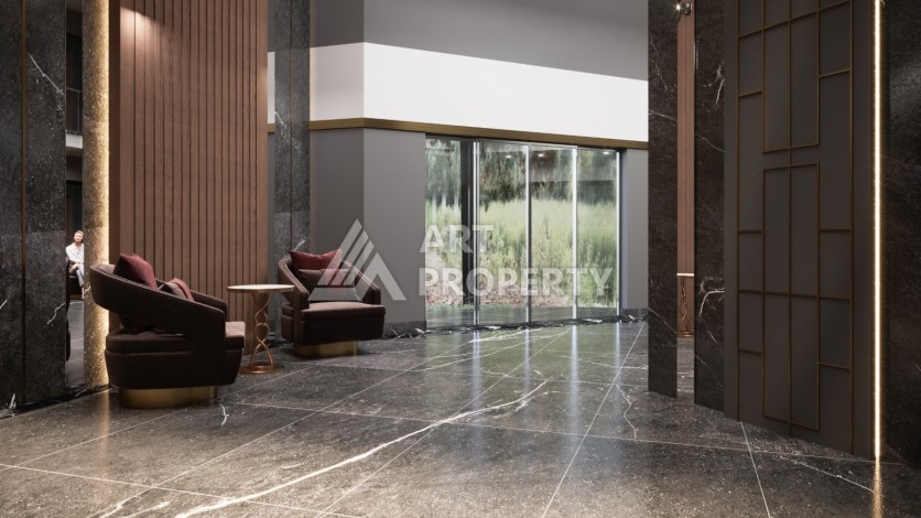 Две новые квартиры 2+1 и 5+1 в Авсалларе. Современное жилье у моря. - Ракурс 36