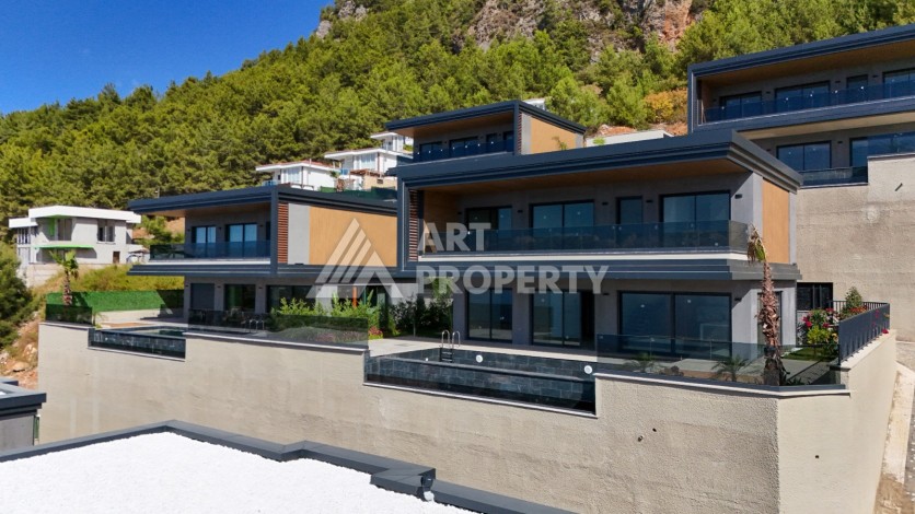 Виллы 305 м² с приватными бассейнами, сауной и садом. Бекташ, Алания - Ракурс 7