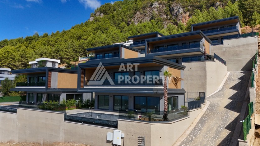 Виллы 305 м² с приватными бассейнами, сауной и садом. Бекташ, Алания - Ракурс 8