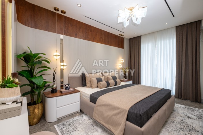 Виллы 305 м² с приватными бассейнами, сауной и садом. Бекташ, Алания - Ракурс 25