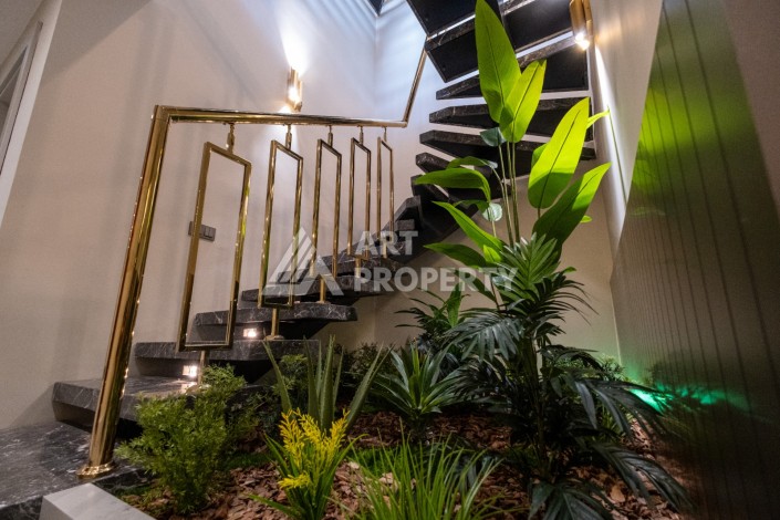 Виллы 305 м² с приватными бассейнами, сауной и садом. Бекташ, Алания - Ракурс 26