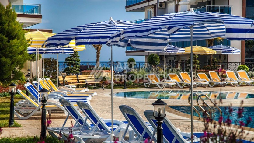 Квартира 1+1 с видом на море и крепость, 75 кв.м. В ЖК уровня 5 звезд в Оба - Ракурс 5