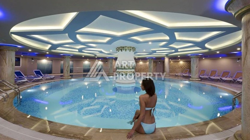 Квартира 1+1 с видом на море и крепость, 75 кв.м. В ЖК уровня 5 звезд в Оба - Ракурс 6