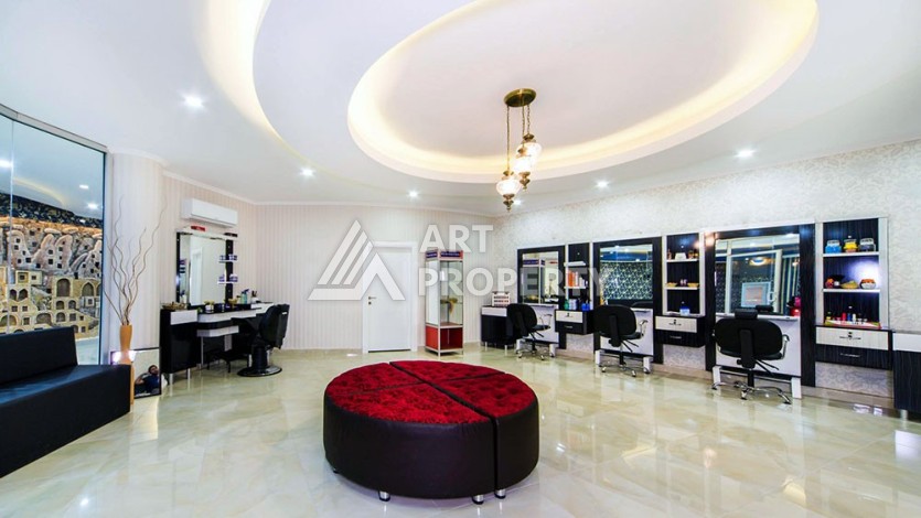 Квартира 1+1 с видом на море и крепость, 75 кв.м. В ЖК уровня 5 звезд в Оба - Ракурс 9