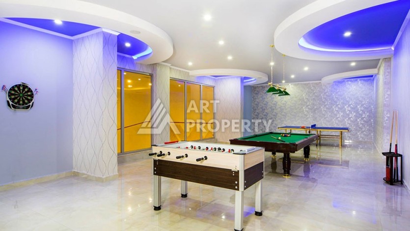 Квартира 1+1 с видом на море и крепость, 75 кв.м. В ЖК уровня 5 звезд в Оба - Ракурс 12