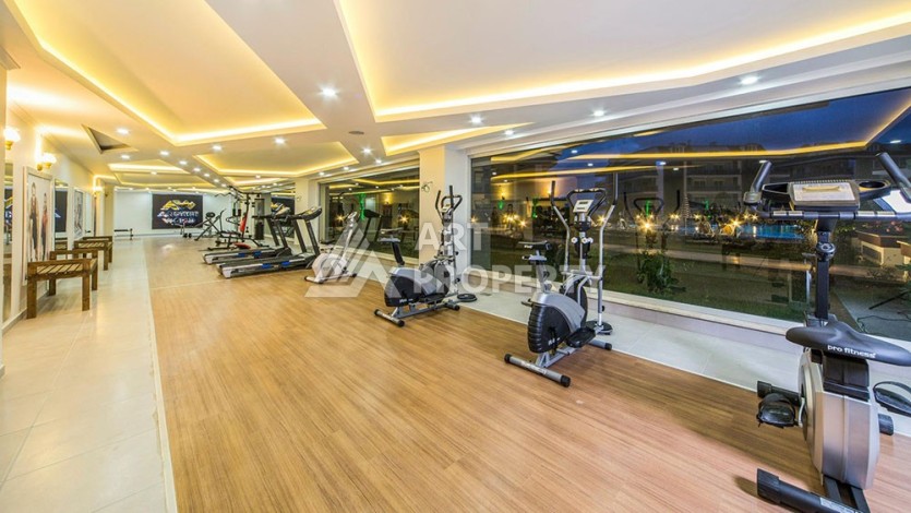 Квартира 1+1 с видом на море и крепость, 75 кв.м. В ЖК уровня 5 звезд в Оба - Ракурс 17