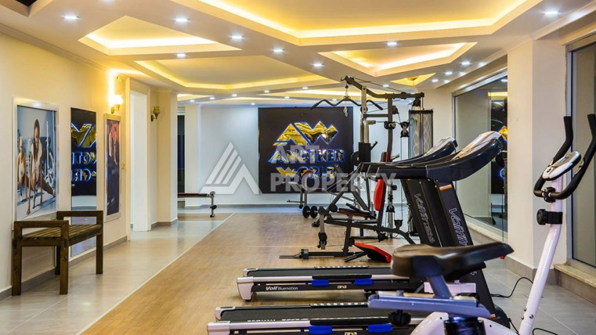 Квартира 1+1 с видом на море и крепость, 75 кв.м. В ЖК уровня 5 звезд в Оба - Ракурс 18