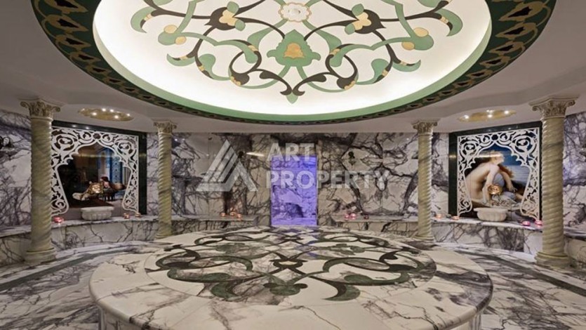 Квартира 1+1 с видом на море и крепость, 75 кв.м. В ЖК уровня 5 звезд в Оба - Ракурс 21