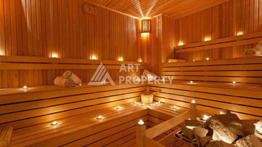 Квартира 1+1 с видом на море и крепость, 75 кв.м. В ЖК уровня 5 звезд в Оба - Ракурс 22