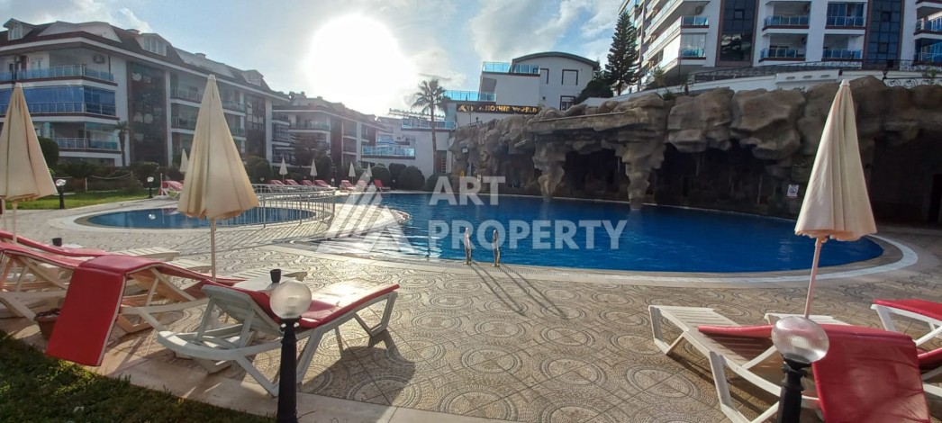 Квартира 1+1 с видом на море и крепость, 75 кв.м. В ЖК уровня 5 звезд в Оба - Ракурс 30