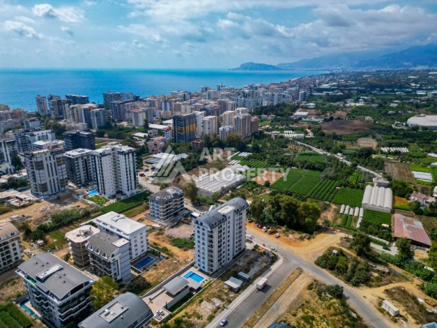 Квартира 1+1 с видом на горы в Махмутларе, 650 м от моря - Ракурс 0