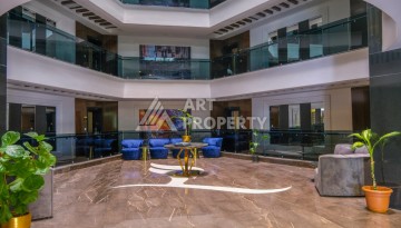 Меблированная квартира 1+1 с видом на море и горы в Махмутларе, в комплексе с бассейном на крыше - Ракурс 7