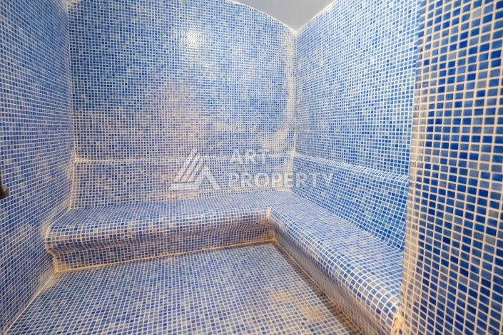 Меблированная квартира 1+1 с видом на море и горы в Махмутларе, в комплексе с бассейном на крыше - Ракурс 13