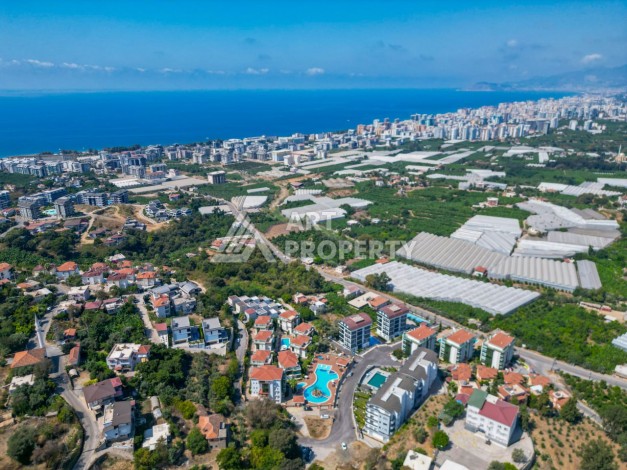 Меблированная двухкомнатная 1+1 с видом на море в Каргыджаке, 60 кв.м. - Ракурс 1